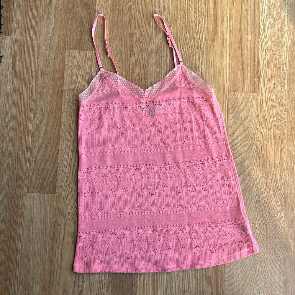 American Eagle Outfitters Eyelet Tank Top